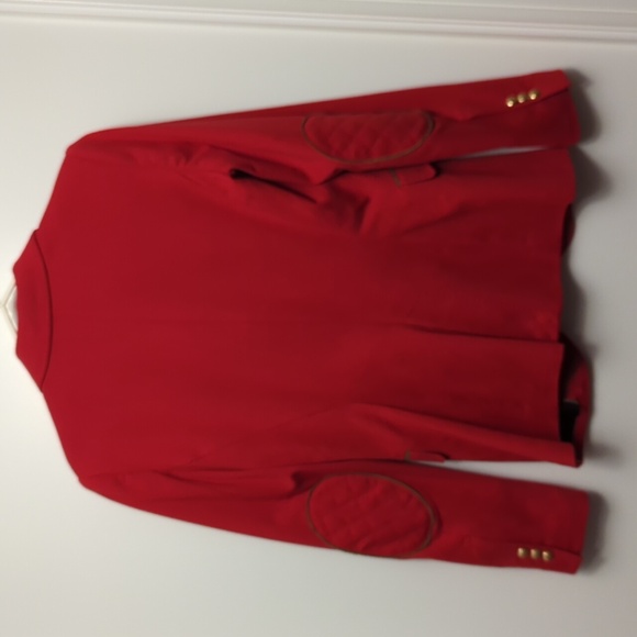 Zara Basic Vibrant Red Jacket - Picture 2 of 4